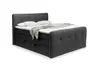 Boxspringbett HOLLIE- Liegefläche ca. 180x200 cm, Stoff, Anthrazit