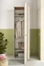 Garderobenschrank - B ca. 60 cm, Kaschmir, Evoke Eiche Nachbildung
