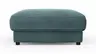 Hocker Juni - LB ca. 90x90 cm, Cord, Petrol