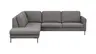 Ecksofa  Enna - Ecke links, 3-Sitzer, Sitzvorzug (motorisch), Stoff, Graphit
