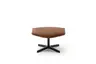 Hocker Helge - Leder, Silber