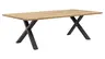 Esstisch Flore - LB ca. 240x120 cm, Wildeiche massiv, natur geölt