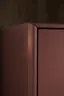 Highboard Colore - mit Beleuchtung, BHT ca. 90x144x45 cm, Lack, Samtbeere