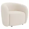 Sessel Karasu - Stoff, Creme