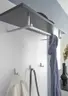 Garderobenpaneel - B ca. 70 cm, Weiß, Weiß Hochglanz, Anthrazit