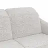 Ecksofa Canterbury - Longchair links mit 2,5-Sitzer, Stoff, Offwhite