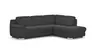 Ecksofa Tavira - 2,5-Sitzer mit Ecke rechts, Stoff, Anthrazit