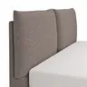 Boxspringbett Alpin - Liegefläche ca. 180x200 cm, Stoff, Anthrazit