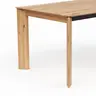 Esstisch Saratoga - ausziehbar, LB ca. 180x95 cm, Wildeiche massiv, natur geölt