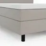 Boxspringbett Valencia - Liegefläche ca. 180x200 cm, Stoff, Mauve