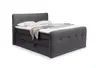 Boxspringbett HOLLIE- Liegefläche ca. 180x200 cm, Stoff, Schlamm