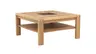 Couchtisch Cartago Soft - BHT ca. 90x45x90 cm, Wildeiche massiv, natur geölt