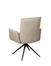 Armlehnstuhl MARCELLA - drehbar, Leder, Latte