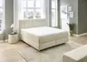 Boxspringbett - Liegefläche ca. 180x200 cm, Stoff, Natur