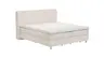 Boxspringbett Alpin - Liegefläche ca. 180x200 cm, Stoff, Graubeige