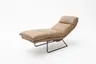 Liege Ferdinand - inkl. Relaxfunktion, Leder, Tabakbraun