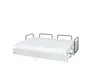 Schlafsofa - LF. ca. 165x200 cm, Flachgewebe, Beige, Hellgrau