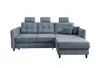 Polsterecke - 2-Sitzer, Ecke rechts, inkl. Funktionen, Stoff, Hellblau