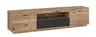 TV-Lowboard - B ca. 210 cm, Viking Eiche Nachbildung, Anthrazit