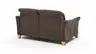 Sofa Canterbury - 2,5-Sitzer, Stoff, Dunkelbraun