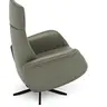 Sessel Girona - Relaxfunktion (motorisch), Leder, Moos