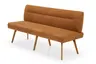 Polsterbank - Breite ca. 180 cm, Stoff, Cognac