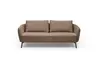 Sofa CARLLOTA - 3-Sitzer, Stoff, Taupe