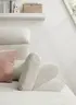 Ecksofa EM Lamego - Rückenlehne, Kopfteil und Armteil verstellbar, Stoff, Beige