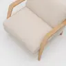 Sessel Karasu - Chic, Stoff, Creme