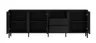 TV-Board - B ca. 200 cm, Schwarz