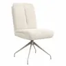 Stuhl Evania - Dreh und Relax-Funktion, hoher Rücken, Stoff, Creme