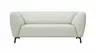 Sofa Morela - 2-Sitzer, Stoff, Hellgrau