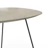 Ecktisch Fano - LBH ca. 59x50x50 cm, HPL Laminat, Grau