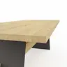 Esstisch Phoenix - LB ca. 180x100 cm, Eiche massiv, Bianco geölt