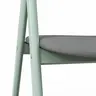 Armlehnstuhl Edge - Grau, Buche massiv, Salbei, lackiert