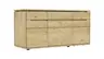 Sideboard Amora - schwenkbar, Wildeiche massiv bianco