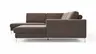 Wohnlandschaft Solano - Ecke Links, 2-Sitzer, Longchair Rechts, Stoff, Mocca-Braun