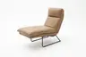 Liege Ferdinand - inkl. Relaxfunktion, Leder, Tabakbraun