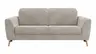 Sofa Tulsa KV - 2,5-Sitzer, inkl. Kopfteilverstellung, Stoff, Graubeige