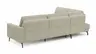 Ecksofa Valera - 3-Sitzer mit Ecke rechts inkl. Rückenlehne verstellbar, Stoff, Limone