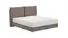 Boxspringbett Alpin - Liegefläche ca. 180x200 cm, Stoff, Anthrazit