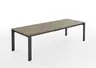 Esstisch - ausziehbar, LB ca. 180x100cm, Dekor Halifax Tabak