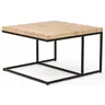 Couchtisch Farmingdale - LBH ca. 75x75x47 cm, Eiche massiv, legno