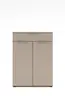 Büroschrank - B ca. 80 cm, Riva Eiche Nachbildung, Kaschmir