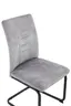 Freischwinger - Stoff, Vintage Silber