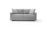 Sofa Nuoro - 2,5-Sitzer inkl. Schlaffunktion, Armlehne 1, Stoff, Grau