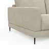 Ecksofa Janne - 2-Sitzer, Ecke rechts, Feincord, Sand