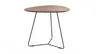Ecktisch Fano - LBH ca. 59x50x50 cm, HPL Bronzefarben