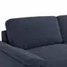 Ecksofa Oviedo - 2,5-Sitzer mit Ecke rechts, Stoff, Dunkelblau
