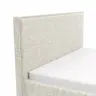 Bettgestell Carmen - Liegefläche ca. 140x200cm, Stoff, Beige